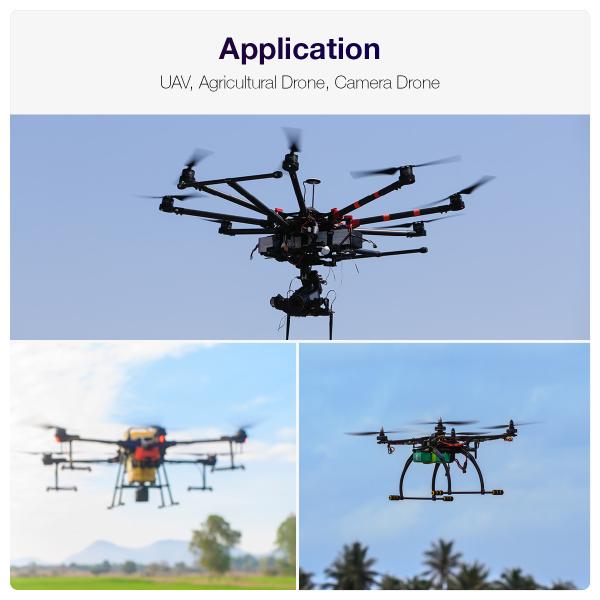10850 Custom VTOL Motor Low Vibration For Precision Aerial Mapping Multi Rotor Drone