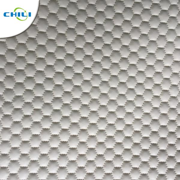 factory suppliers pu embroidered shoe leather