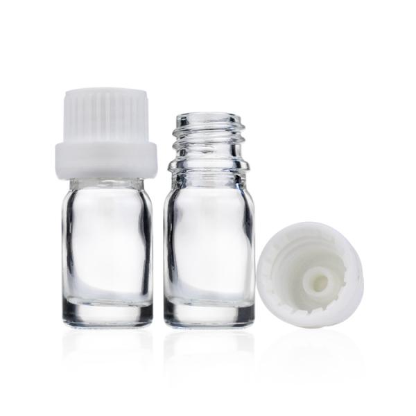 Gold Dropper 5ml Oil Dropper Glass Bottle Transparent For Personal Care