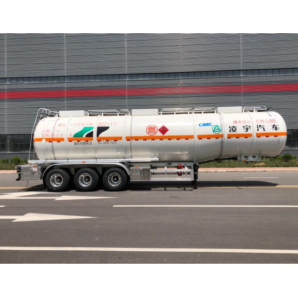 Steel CIMC LINYU 48000 Liter Fuel Trailer for Transporting Crude Oil Efficiently
