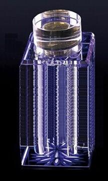Beautiful Purple Crystal Perfume Bottle