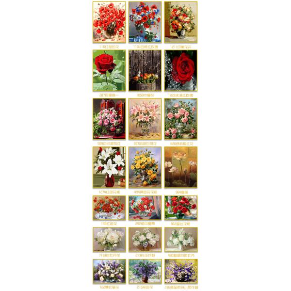 Digital Printing Oil Paints Art Canvas Portrait Kits for Creative Home Hotel Decoration