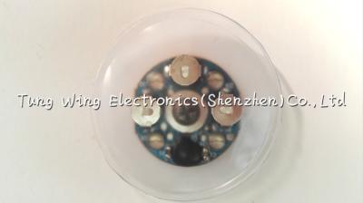 Waterproof  Round Flashing LED Module for Kid 's Clothing , Shoes , Pillow