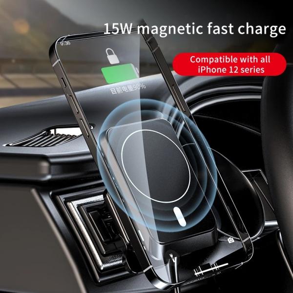 Magsafe 10W Car Wireless Charger Magnet Phone Car Holder 9V 1.67A For IPhone 12 Pro Max
