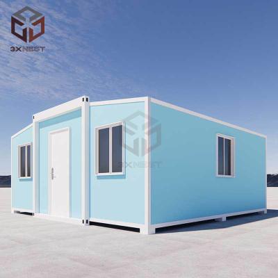Casa de contêiner dobrável com tamanho de dobragem de 2200 mm e espessura de piso de 18 mm