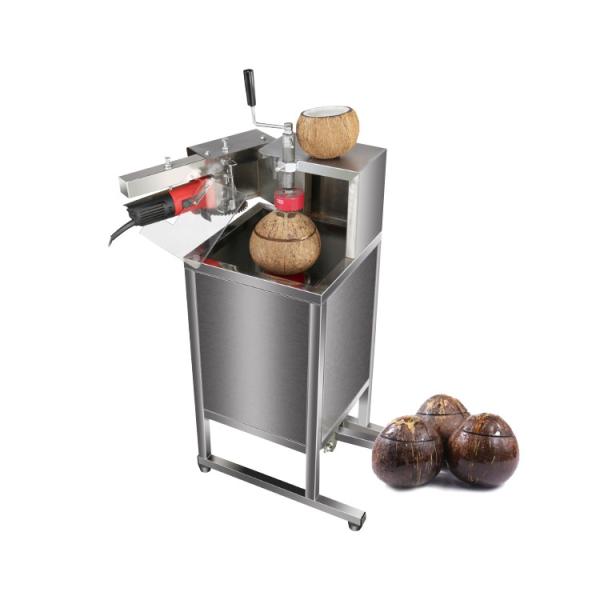 Semi automatic coconut shell opener,coconut lid remove machine,green coconut opening machine