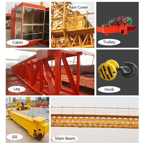 Workshop Travelling Double Girder Truss Gantry Crane