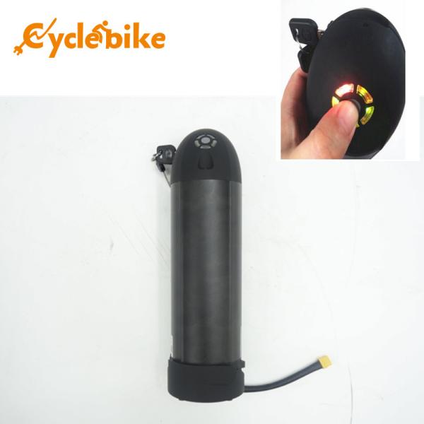 Black Electric Bike Lithium Battery 36v 10ah / Ebike Battery Pack