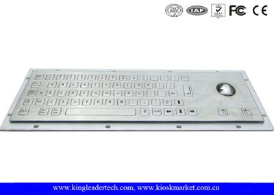 Teclado industrial áspero do quiosque de 65 chaves com chaves curtos e Trackball