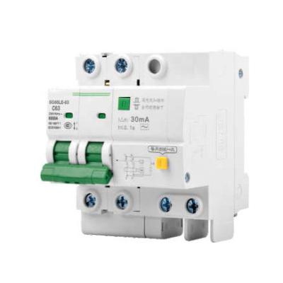 High Breaking MCB Current Operating Eletrionic SERIES RCBO 1P 2P  Leakage Protector