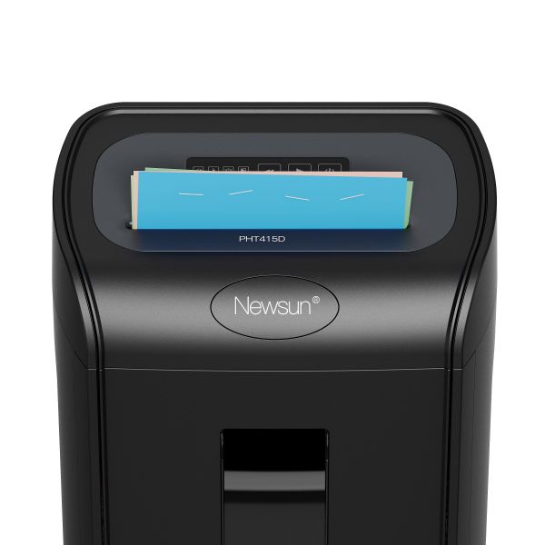 P4 15 Sheets Cross Cut Paper Shredder 18 Liter Pull-out Bin,Silent 56dB,8 Mins Shredding Time,LED Indication,Hot Selling