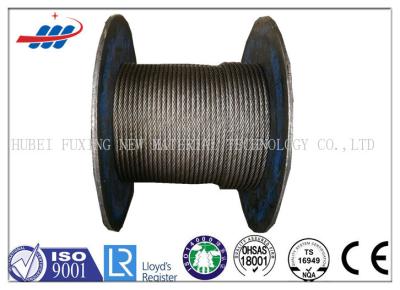 6x29FI+IWS Non Spin Ungalvanized Steel Wire Rope For Heavy Machinery