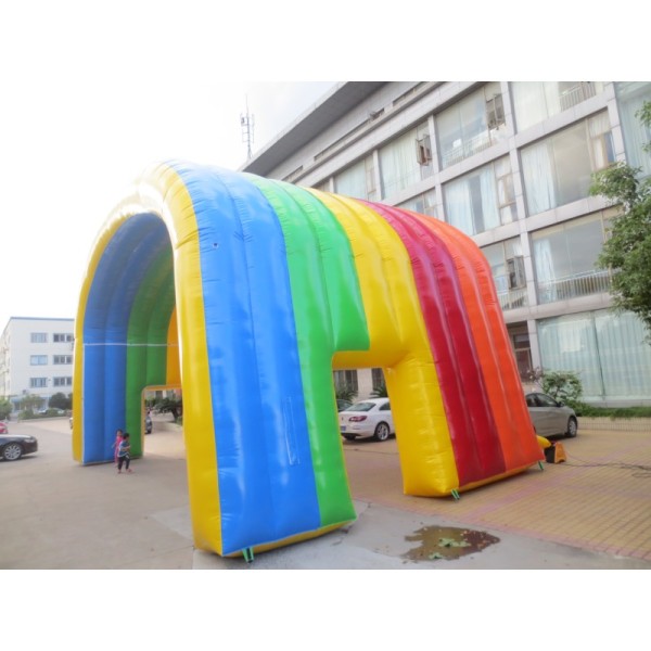 Customized Colorful Inflatable Tunnel Ads Display Inflatable Tent Outdoor Tents for Commercial Wedding Exhibitions Events
