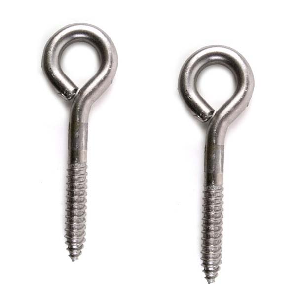 SS 316 A2 Metal Zinc Plated Screw Eyes Self Tapping Custom Dimension