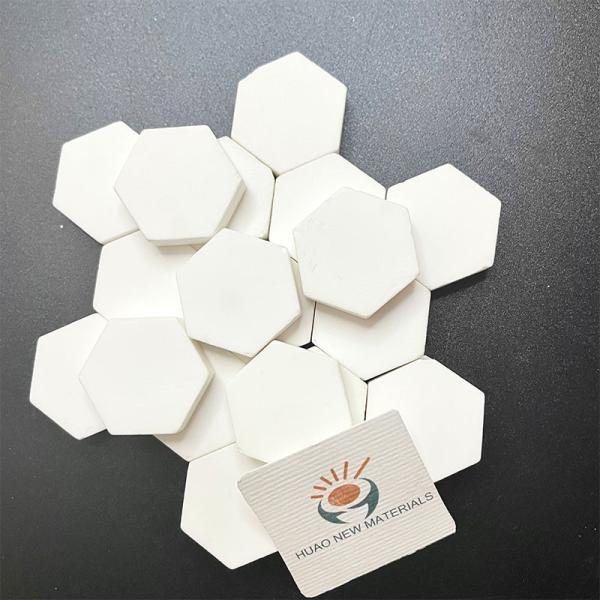 92% 95% Placas cerámicas de aluminio de forma hexagonal azulejos de mosaico
