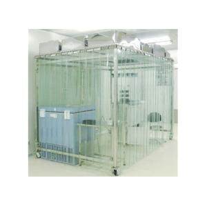 Cleanroom vertical mobile d'acier inoxydable de la pièce propre 304 de SoftWall de circulation d'air