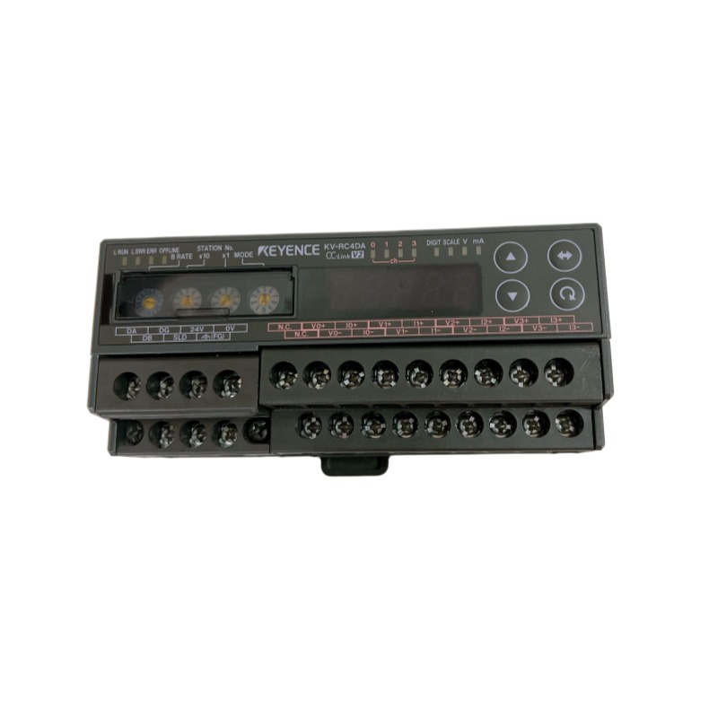 KEYENCE KV-RC4DA KV-RC4AD PLC Programmable Controller Analog Output Unit 4ch Used for