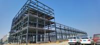 Construção de armazém de estrutura de aço com vigas de seção H 50 anos de vida