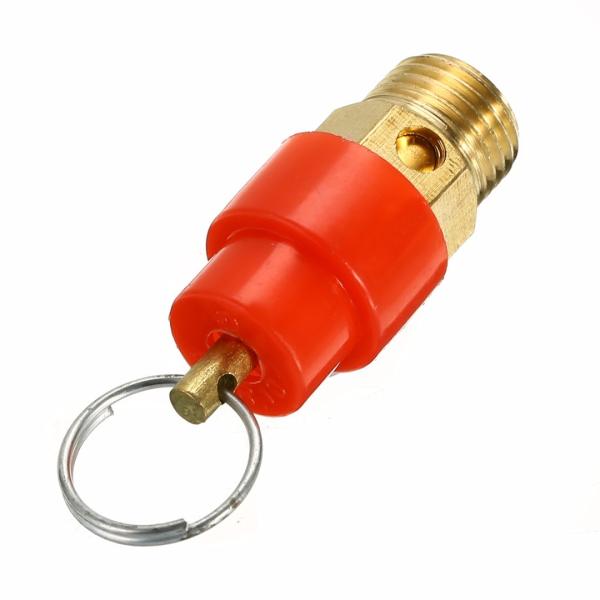 Small Brass Safety Relief Valve 1/4 BSP 120PSI Pressure Release Regulator