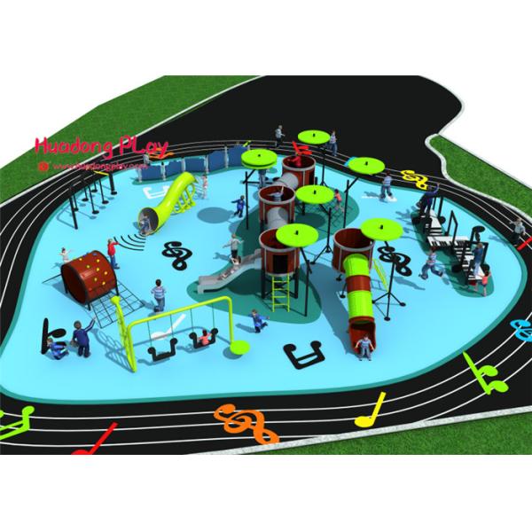 Popular Kids Outdoor Playset Large Size Fashionable Colorful Children Interested