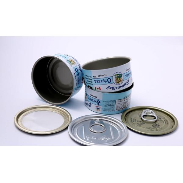 Консервированная мясная кувшинка для тунца D65*38мм 80мл оловянные банки для упаковки продуктов питания