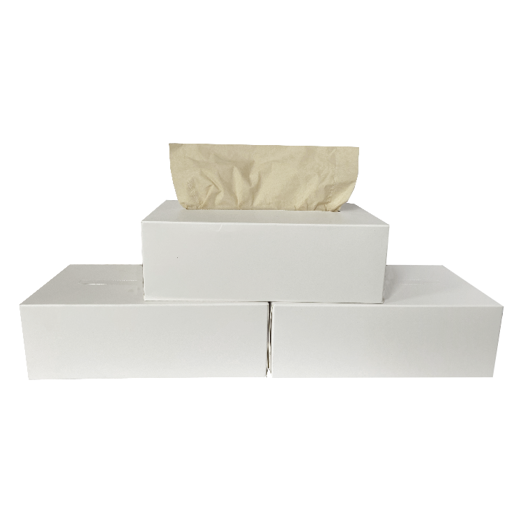 Eco-Friendly Custom Dust-Free Carton Box Facial Tissue Facial Tissue Paper 3Ply Private Label