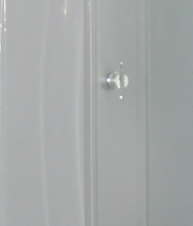 White Painted Aluminium Bathroom Shower Cabins For Home / Chain Shops