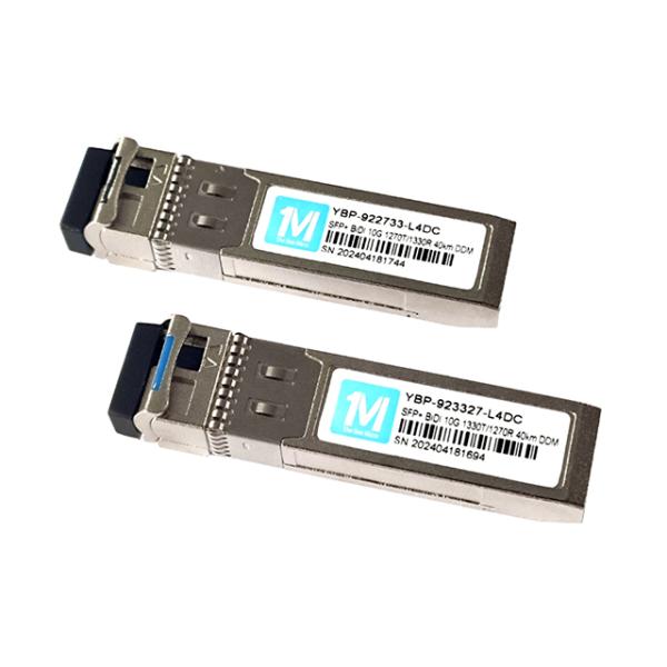 10G SFP BIDI 80km 1490nm/1550nm WDM LC Connector DDM Optical Transceiver for Bandwidth Data Center Applications