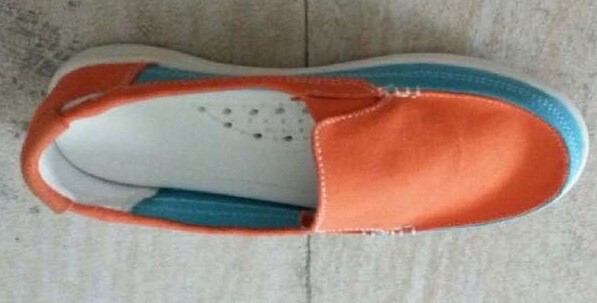 Ladies canvas causul shoes stocklots