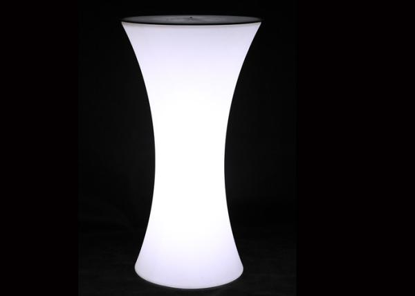 Party Poseur LED Cocktail Table Round Highboy Table Lighting Furniture