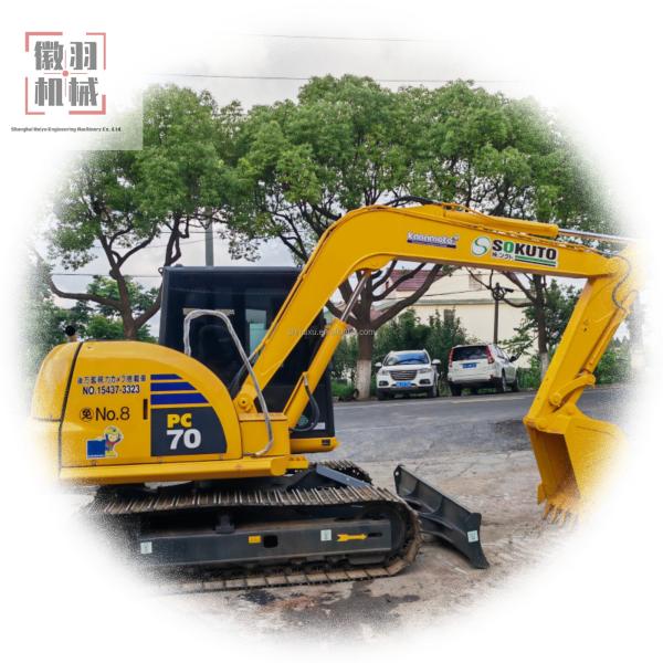 Used Crawler Excavator construction excavator /used KomatsuPC70-8 pc50 pc55 with