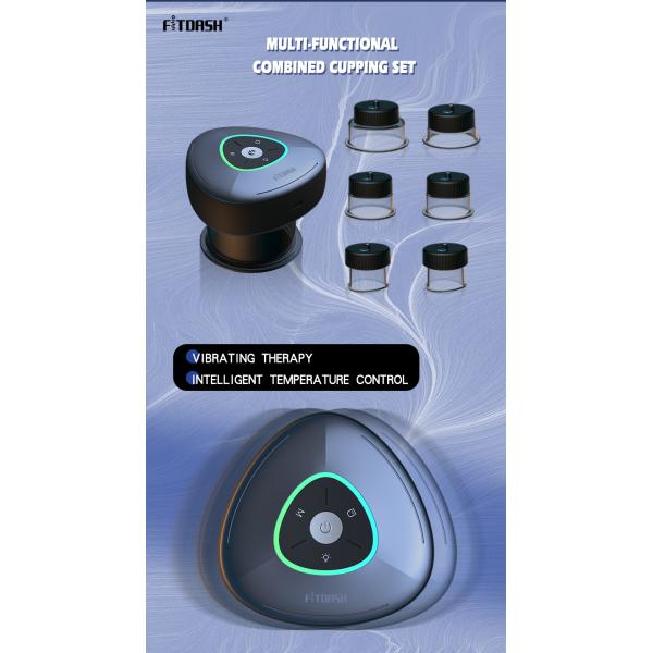 Massage Equipment Intelligent Vacuum Cupping Massager Set with Type-C Power Mode