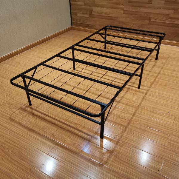 School Extra Bed Bedroom Furniture Modern Metal Tube Foldable Bedroom Single Sized Hotel