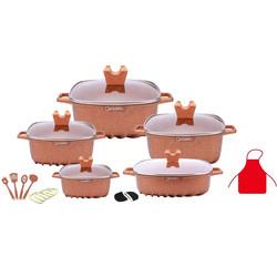 Wholesale Multifunction Pot And Pans Set 22pcs White Cooking Pot Sets Non-Stick Aluminum Cookware Sets