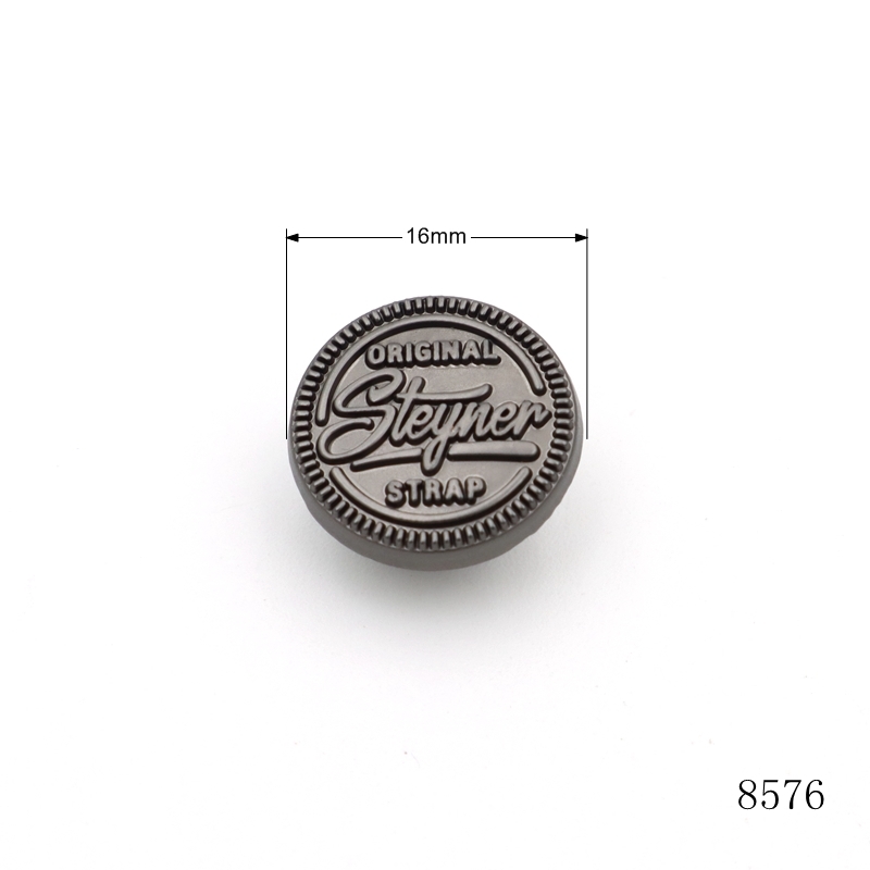 Custom Leather Rivets Zinc Alloy Small Hat Logo Metal Logo Rivets for Bags & Clothing