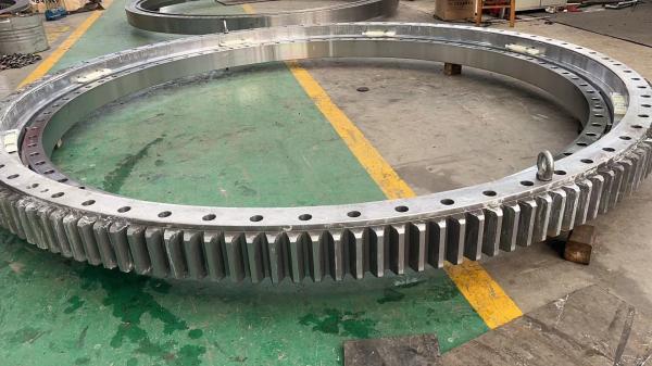 Double Row Dia 10000mm Cross Roller Slewing Bearing and stacker bearing and marine bearuing factory price