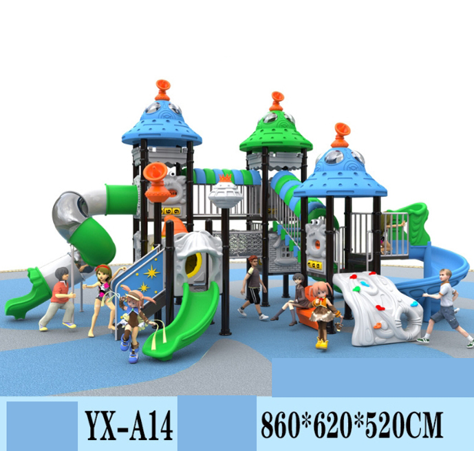 High-quality LLDPE plastic galvanized steel outdoor  children's playground equipment kindergarten at a competitive cost 

