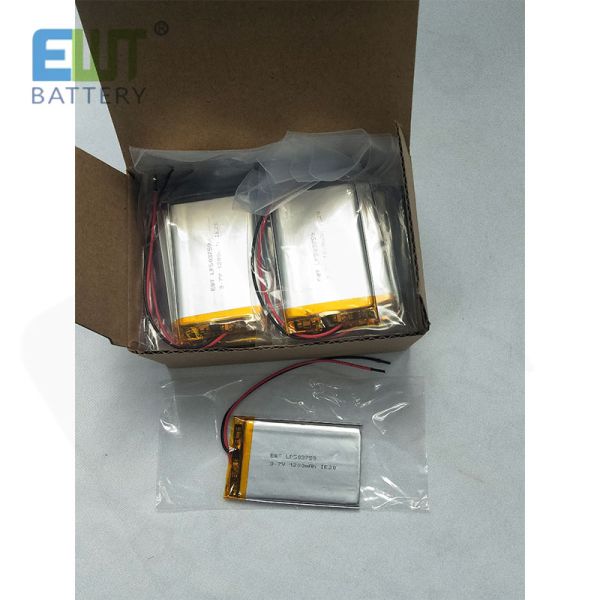 High Quality 503759 Rechargeable Li-polymer Battery - 3.7V 1200mAh High Capacity