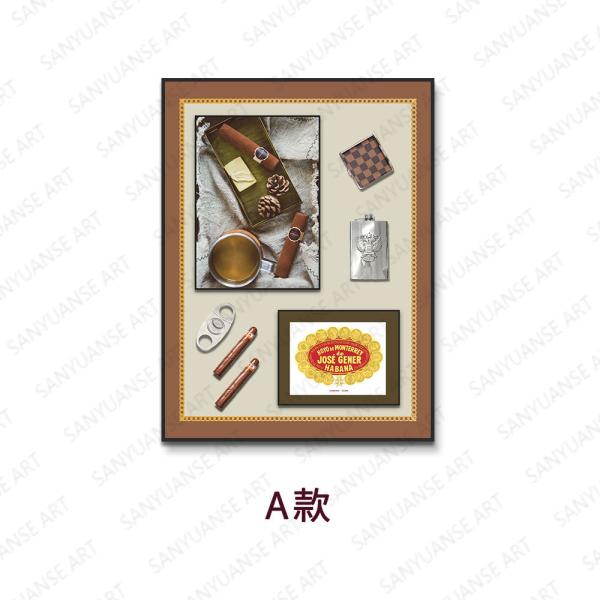 Modern 3D Artistic Cigar Painting Detailed Simulation Wall Murals for Interior