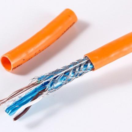 SFTP Shielded Ethernet Cable 1000MHz 10Gbps 23AWG Pure Copper