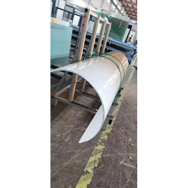 Внутренний дом изогнутый закаленный ламинированное стекло шлифовальный край