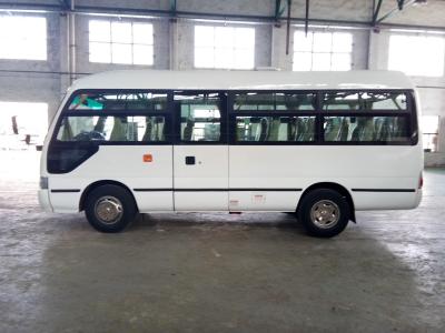 5 Manual Gears Coaster Transport Minivan / 15 Passenger Mini Bus Van Aluminum