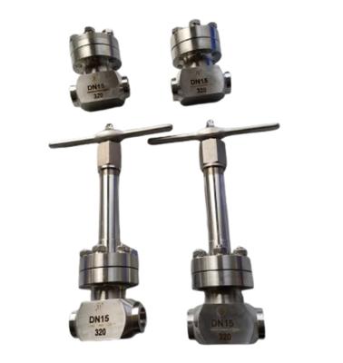 LOX LNG LIN LAR Liquid cryogenic gasese High Pressure Check Valve, Globe valve PN320 SS304