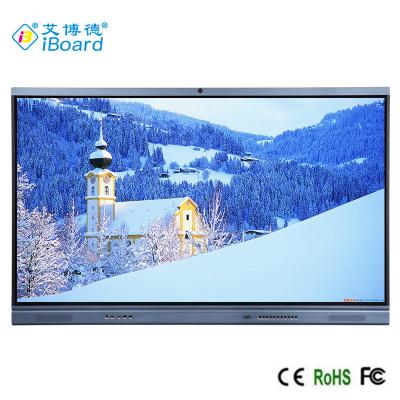 4k painel interativo, 86 placa esperta conduzida, entalhe de alumínio do quadro 350cd/m2 OPS