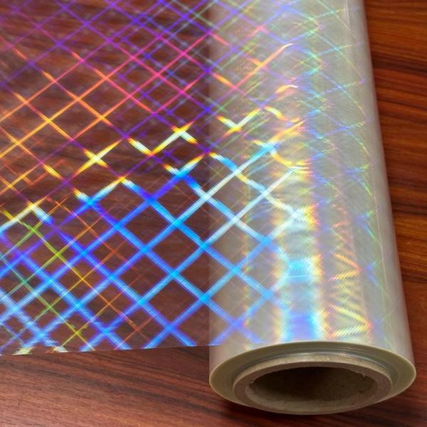Soft Hardness Transparent Holographic Film For Small Grid Packaging
