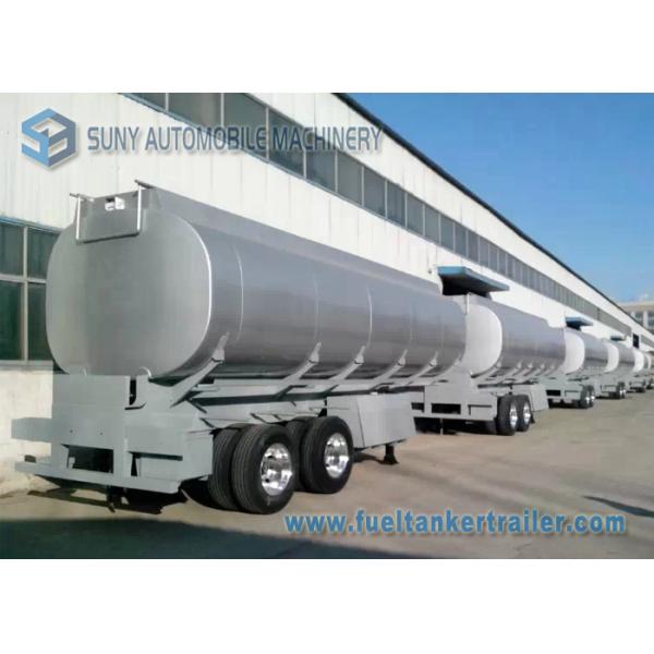 Mechanical / Pneumatic 35m3 Oil Tank Trailer Tandem Axle Trailer