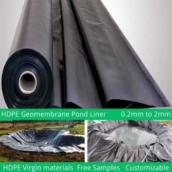 1m-8m Width Hdpe Geomembrane Liners for Outdoor Desert Planting Environmentally Friendly