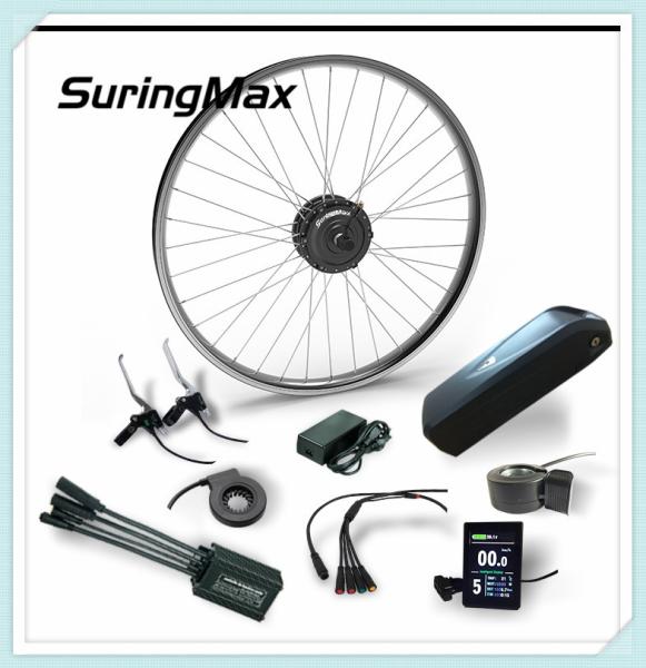 Ebike Kit 250w Brushless Motor Wheel Easy Assembling With Brake Sensor