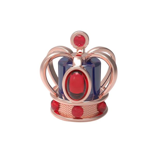 Crystal Crown Perfume Caps Electroplating Process Environmentally Friendly And Recyclable