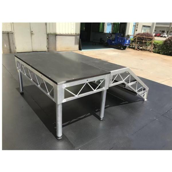 Escenario portátil de aluminio de montaje rápido Plataforma de escenario de aluminio ligero para conciertos